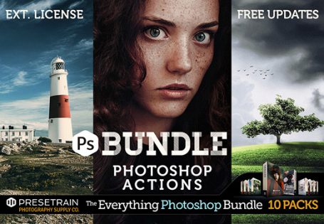 Pro Photoshop Actions Bundle with Extended License - Only $29 - Inkydeals