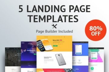 Page Templates for Only $19: 5 Premium Landing Page Templates