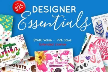 Essential Design Bundle with an Extended License - Only $25