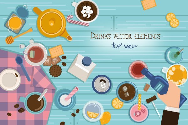 drinks-vector-elements