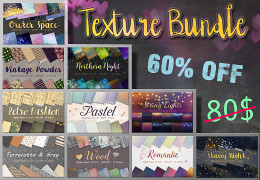 Digital paper packs: High-res Creative Texture Bundle | InkyDeals