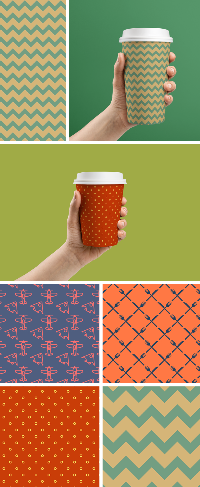 A preview of the free sample background patterns