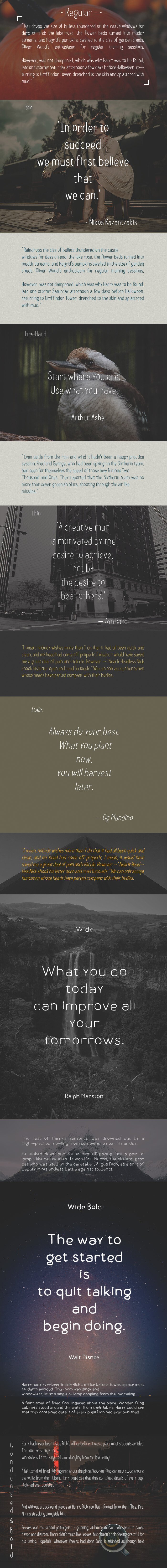 unique-fonts-styles bundle preview