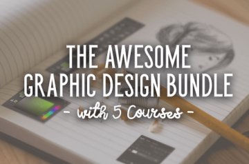 Awesome Graphic Design Bundle with 5 Courses - Only $24