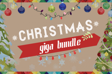 Christmas Design Bundle with Festive Design Goodies - Only $39