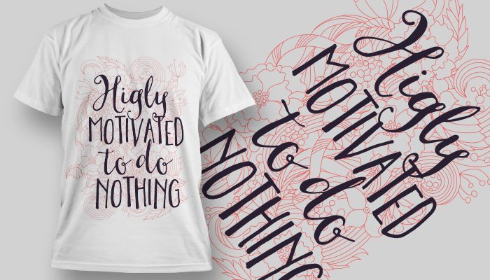 Typography t-shirt design preview with pink designs top notch t-shirt designs