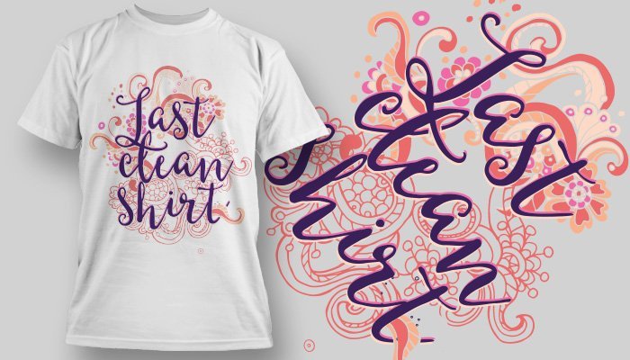 typography t-shirt design