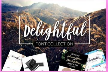 Delightful Font Collection