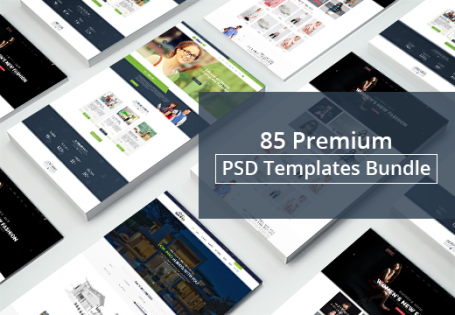 Premium PSD Template Bundle | InkyDeals