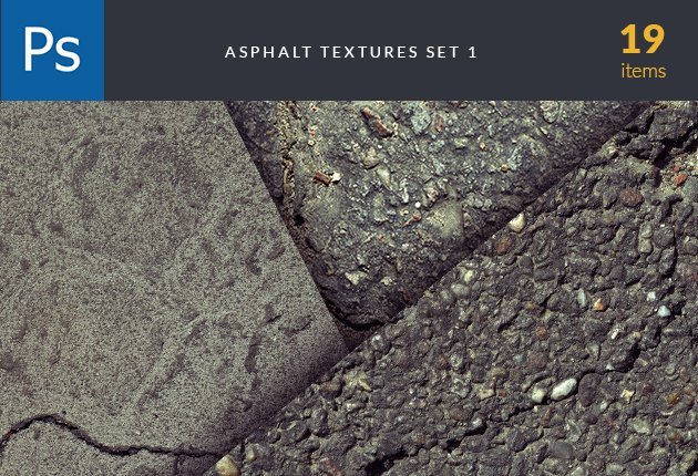 High resolution asphalt textures