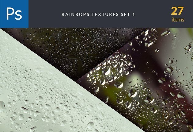 Raindrops high resolution texture