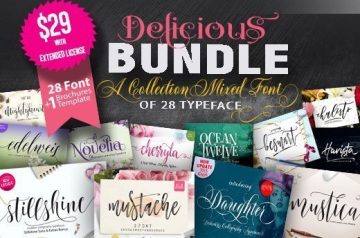28 TypeFace Bundle - Only $29