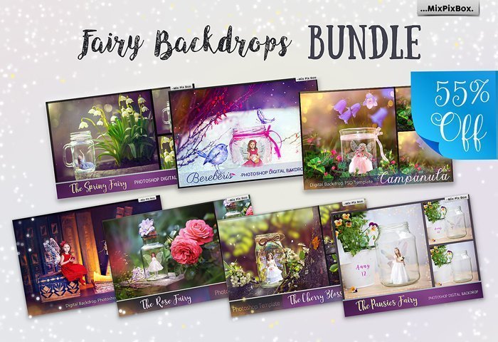 Fairy Backdrops Bundle
