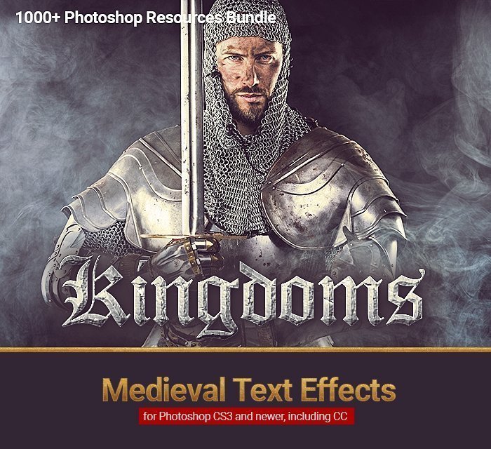 adobe-photoshop-resources-medieval-text-effects vintage-text-effects