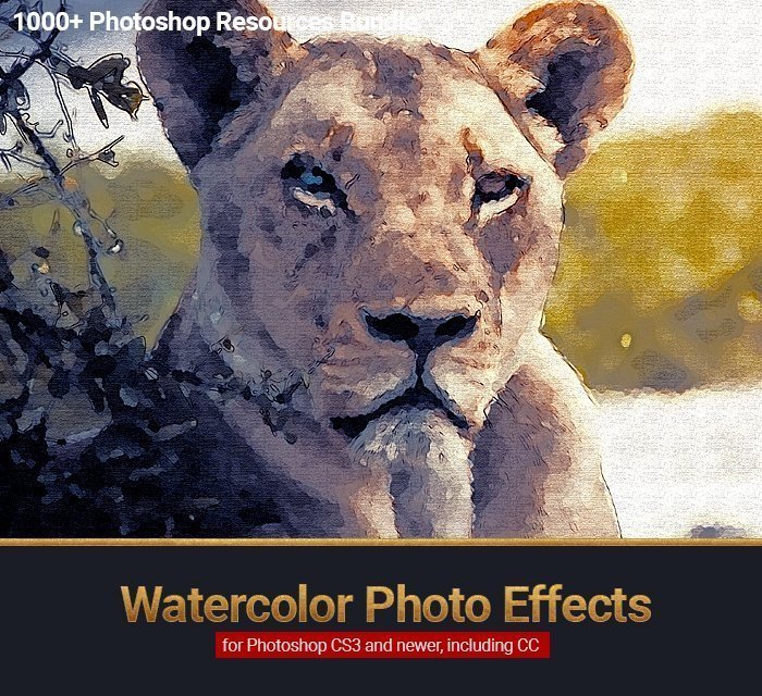 watercolor photo effects