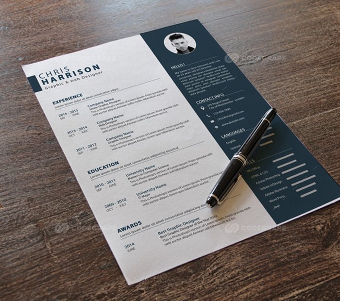 winning resumes - best print templates