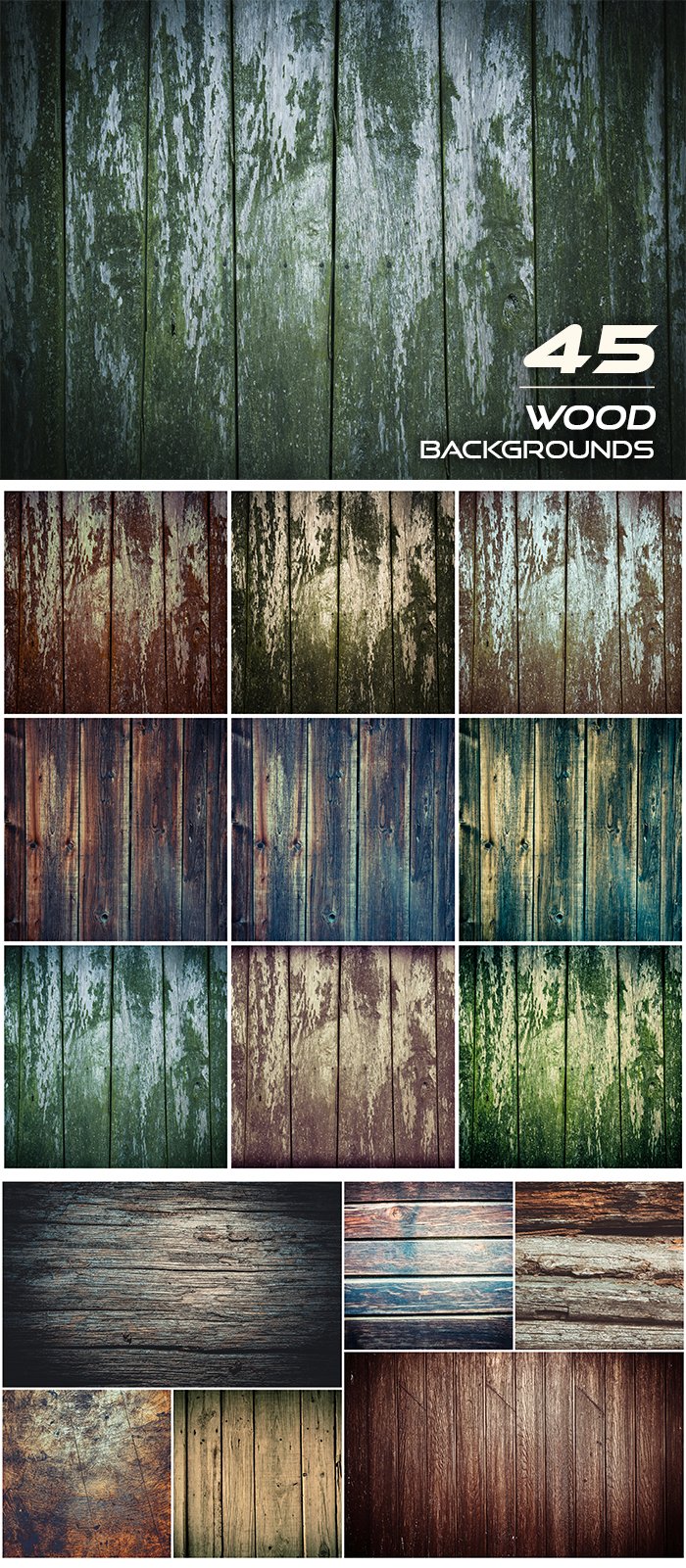 hi res wood backgrounds collage