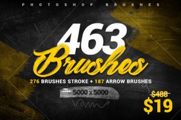 463 photoshop brushes collection
