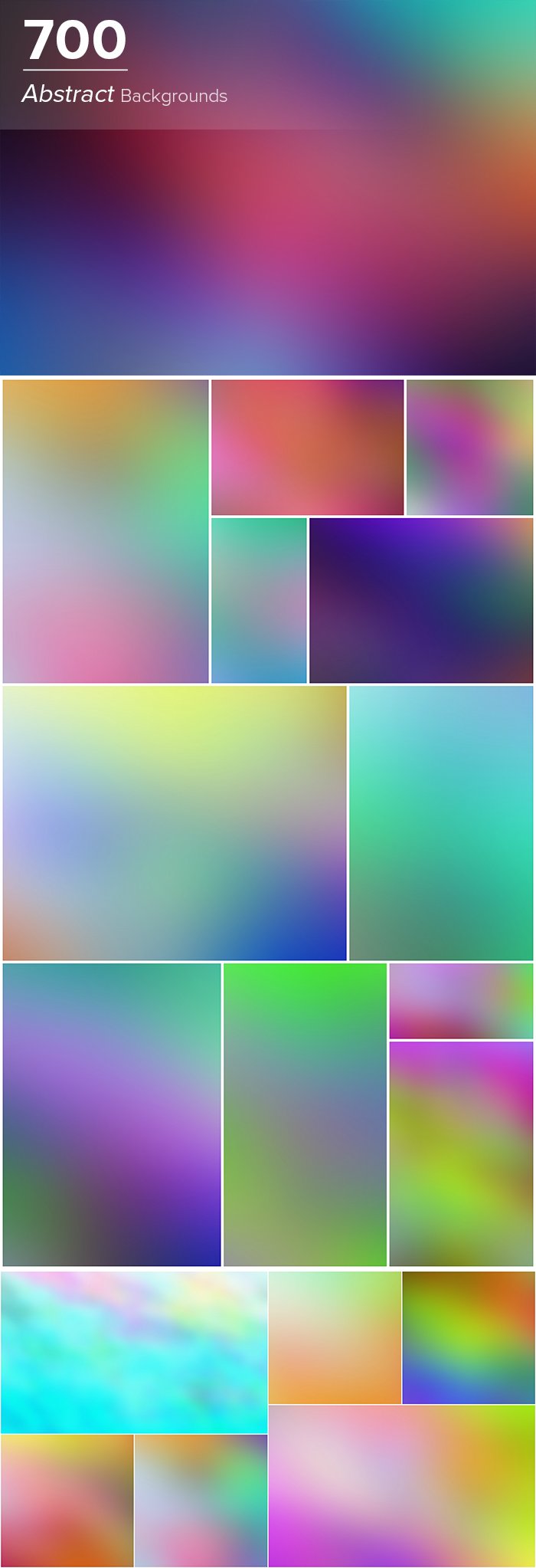  abstract gradients collage