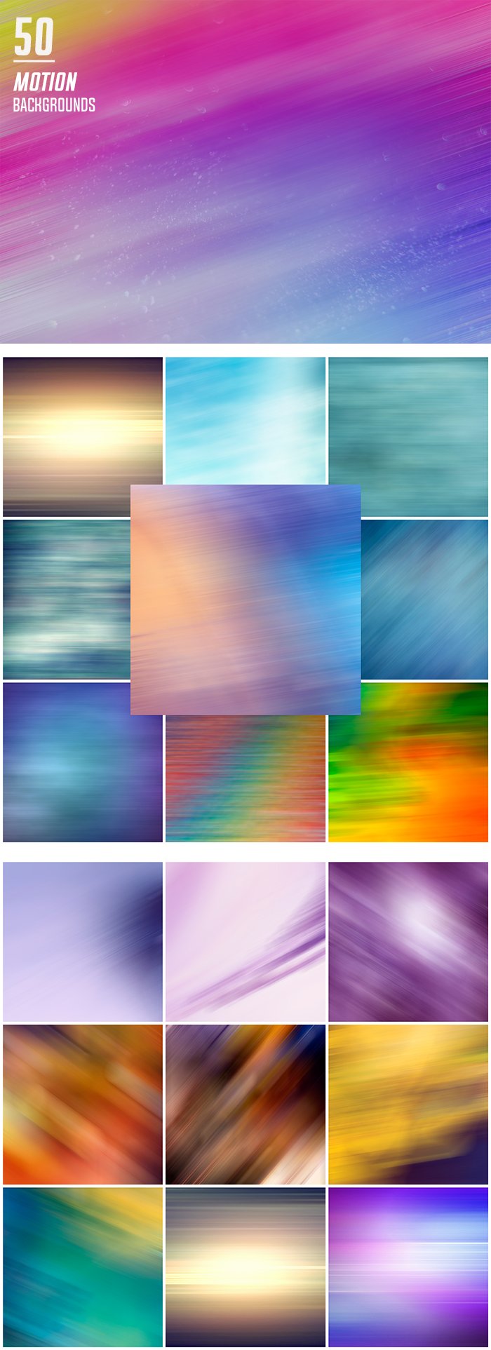  motion effect backgrounds collage