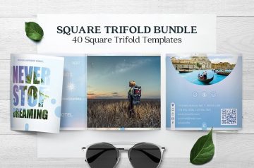 square trifold brochure