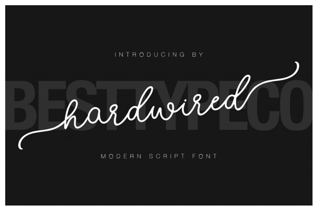 hardwired font preview hardwired preview