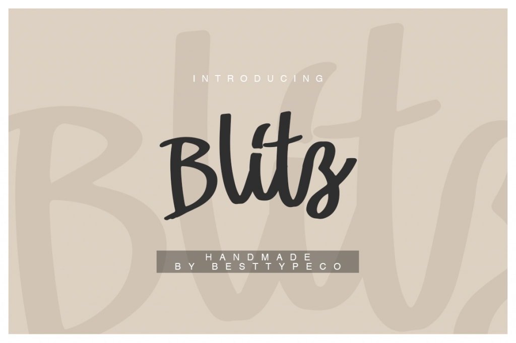 blitz-handmade-fonts