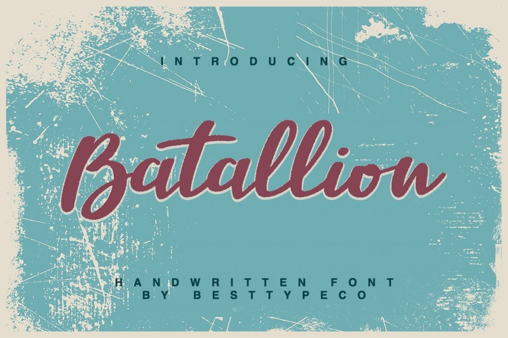 Batallion-handwritten-fonts