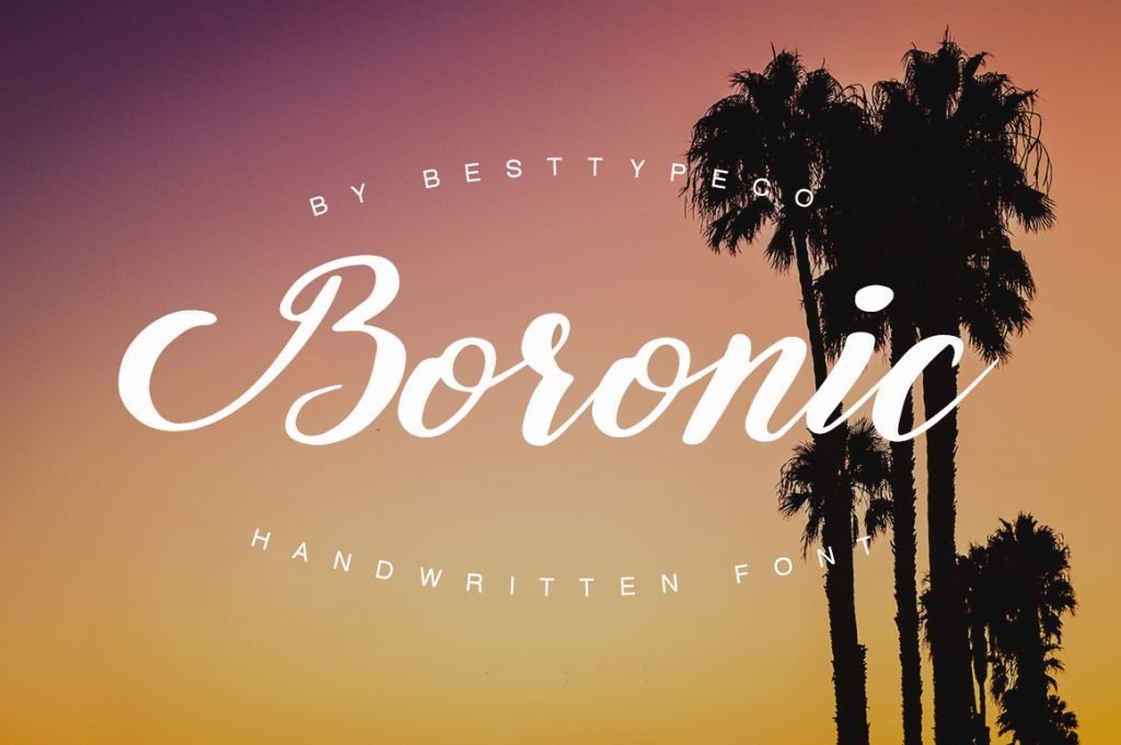 Boronic-Handwritten-Fonts-free-fun-fonts