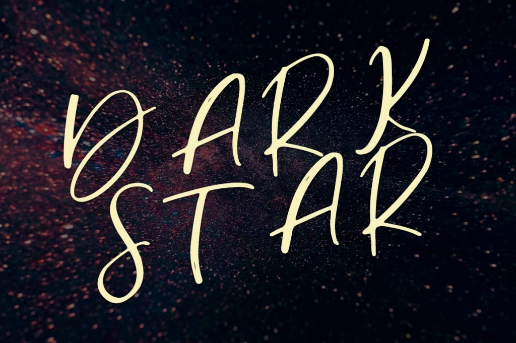 dark star font preview dark star font preview