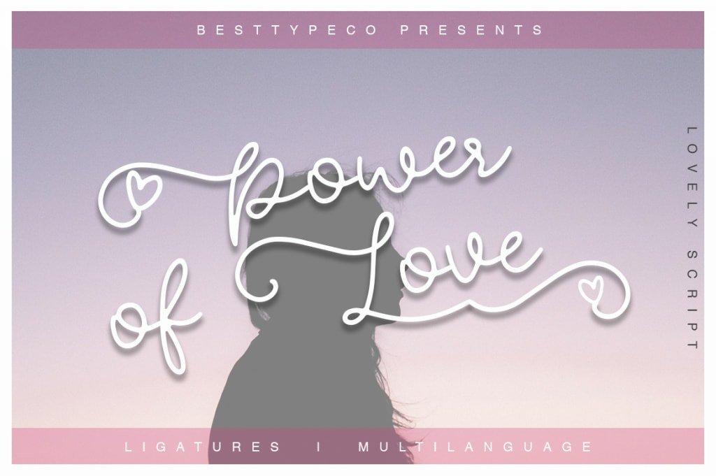 Power Of Love Free Fun Font