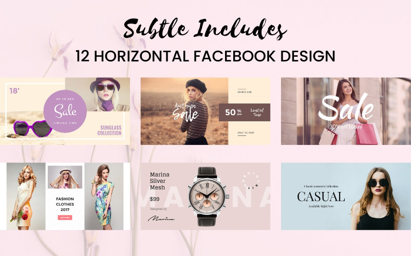 social media banners for sale previews