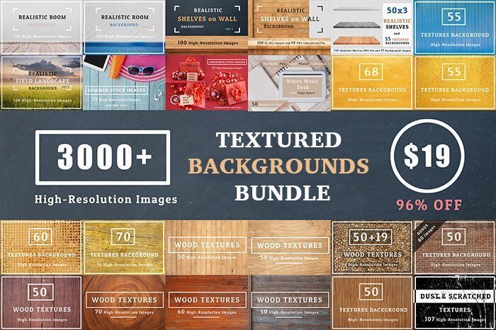 3000+ Textured Backgrounds Bundle