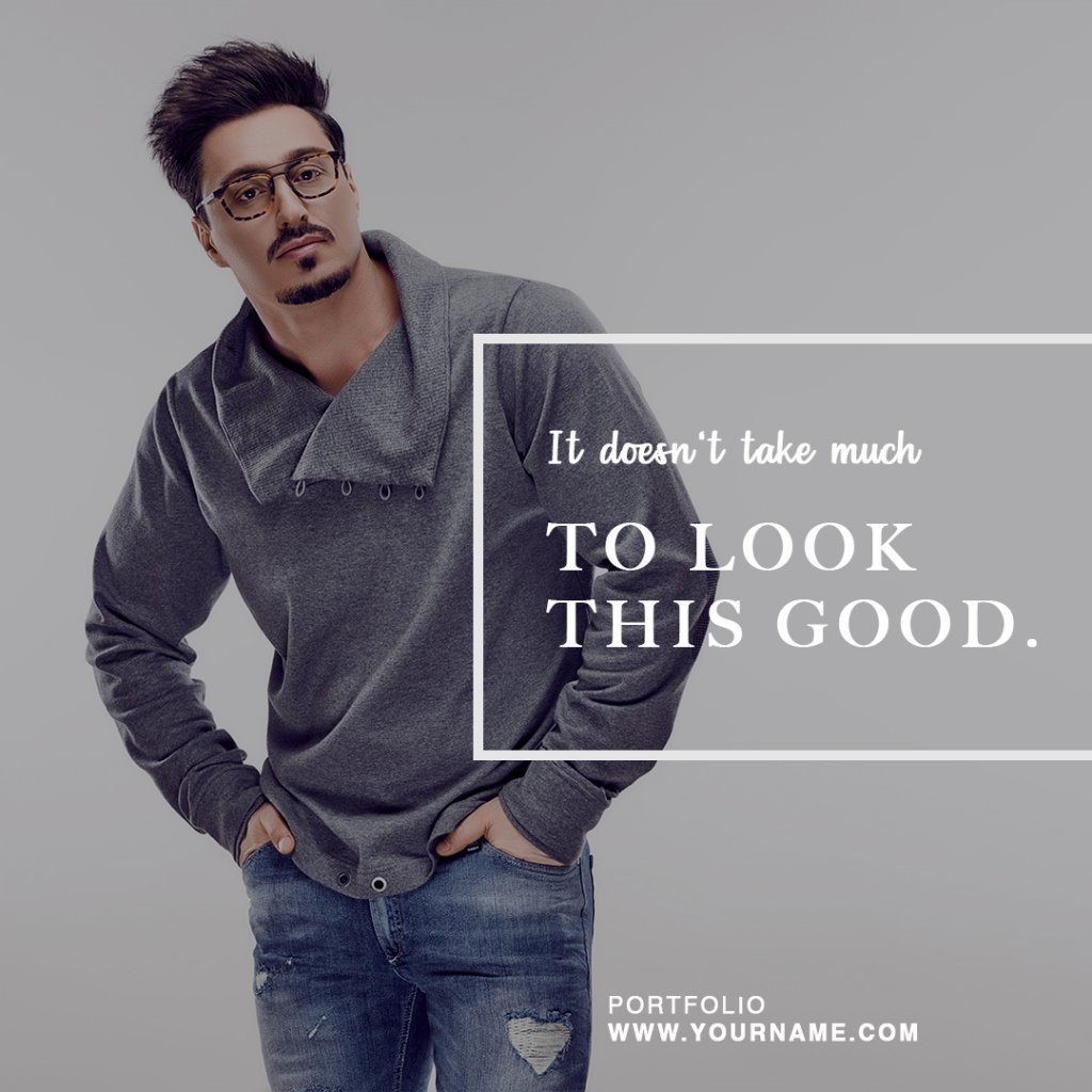 instagram templates for photographers - portfolio