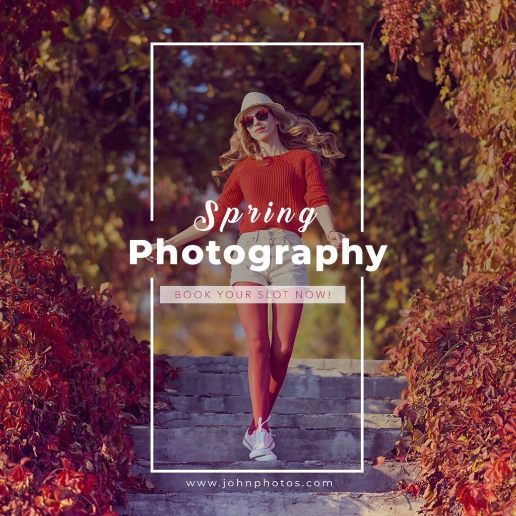 Instagram Template - spring photography