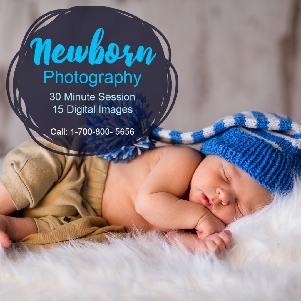 high quality Instagram Template - newborn photography