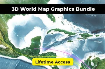 3d earth map