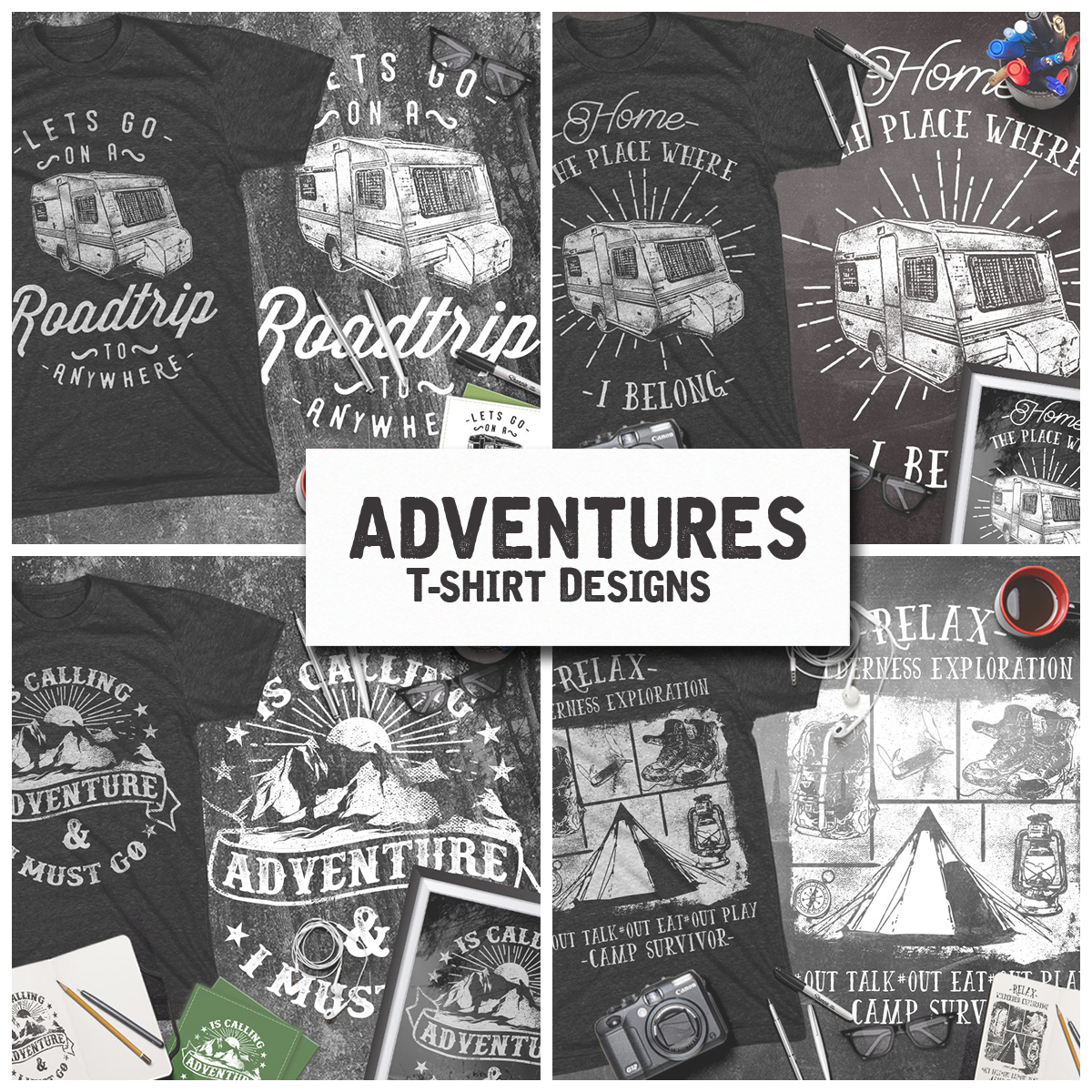 Adventures t shirt designs