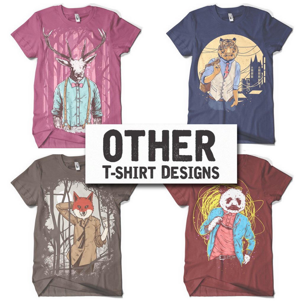 animal t shirt designs