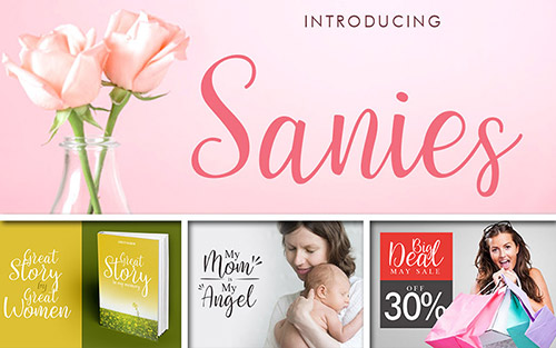 Sanies Fonts Preview