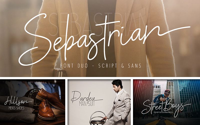 Sebastrian fonts preview
