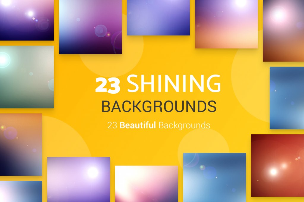 Shining-Background-graphic-design-assets-pack