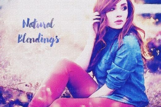 natural Photoshop action