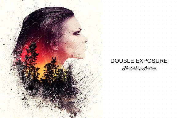 double exposure Photoshop action