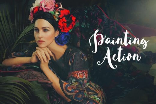 painting Photoshop action