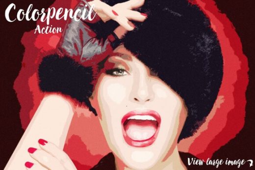 colorpencil Photoshop action