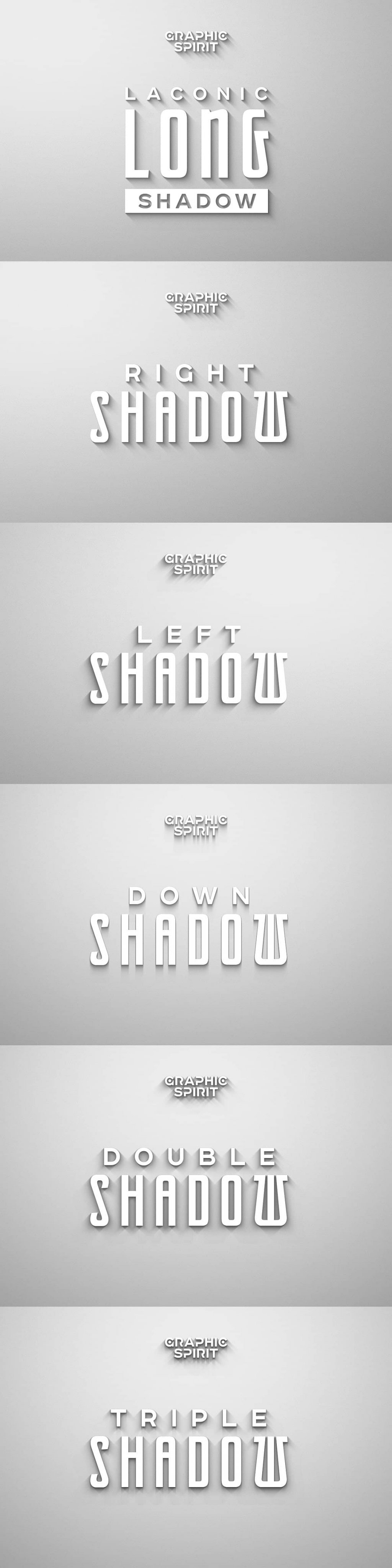Laconic Long Shadow for Photoshop