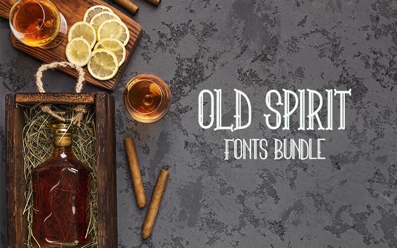 48 Old Spirit Fonts Bundle