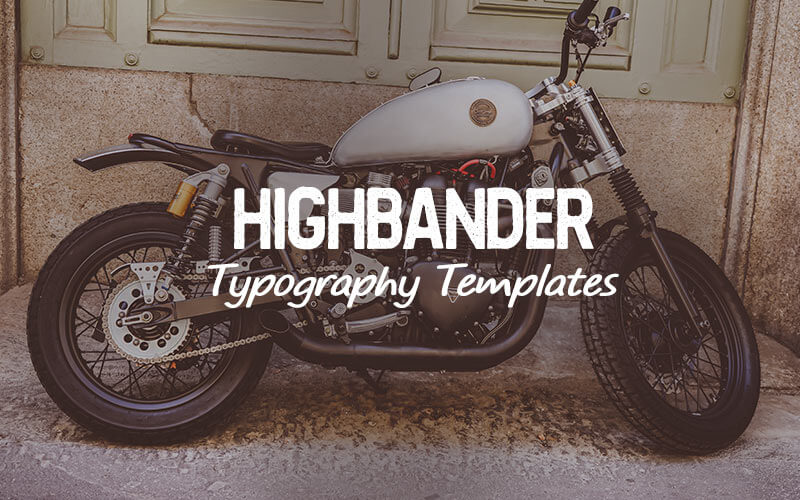 24 Highbander Typography Templates