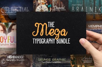 the mega typography bundle